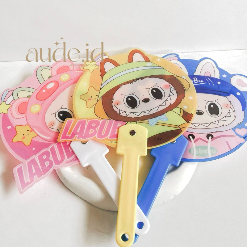AUDE - Kipas Tangan Labubu | Labubu | Kipas Travel | Kipas Anak Anak | Labubu | Kipas Anak | Kipas T