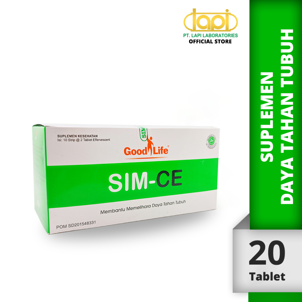 SIM-CE Box Isi 10 Strip @ 2 tablet effervescent (pengganti vipro-G)