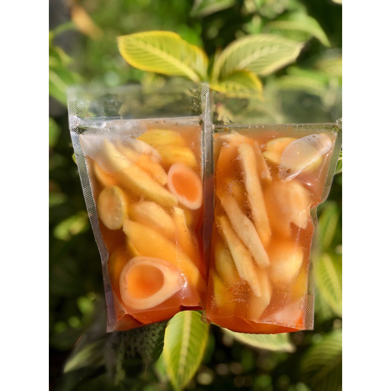 

Asinan mix mangga golek, salak medan, kendondong berat 400gram+