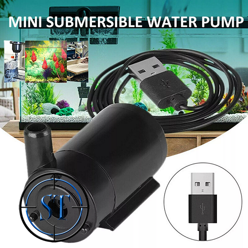 Pompa Air Mini Pump USB DC 5V 1A Micro Mini Submersible Water Pump