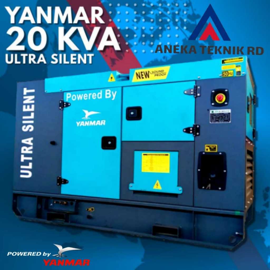 Genset 20KVA Yanmar Diesel - Ultra SIlent
