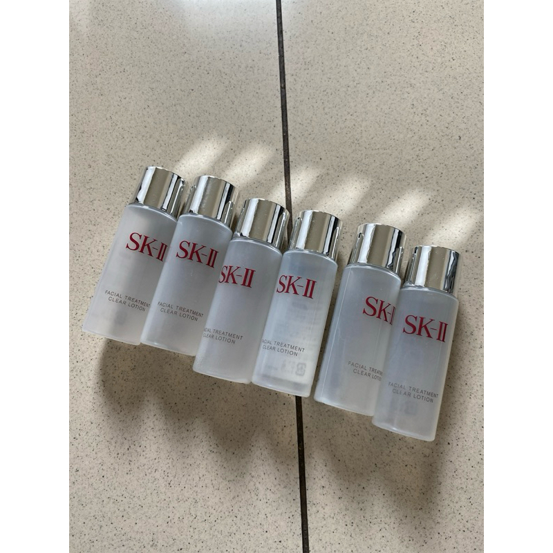 botol kosong skii facial treatment clear lotion 30 ml