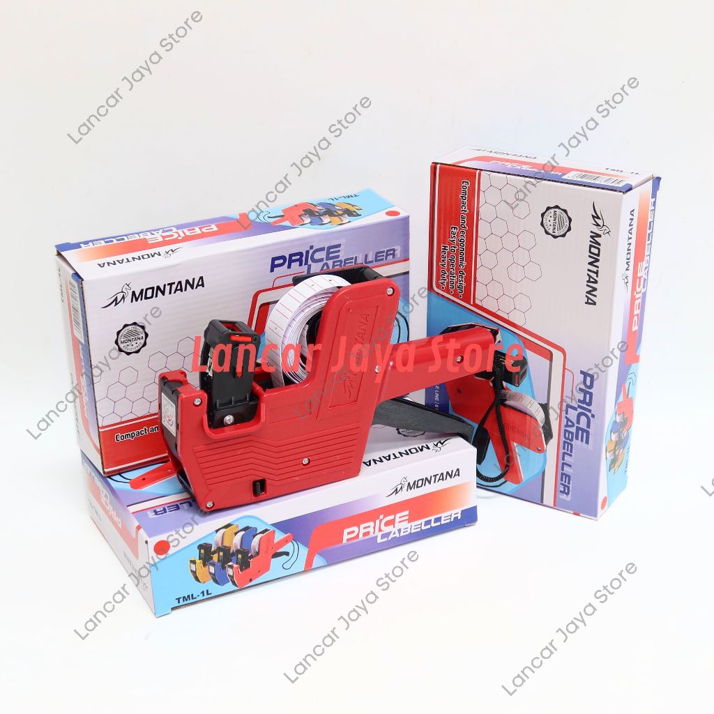 

Alat Label Harga Price Labeller Mesin Label Harga Montana TML-1L 8 Digit 1Line Merah