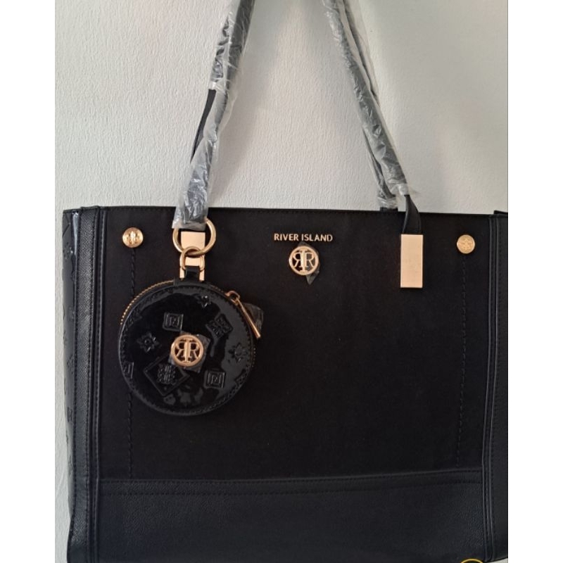 Ambyar River Island Tote bag Original hitam