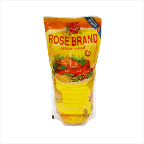 

Minyak goreng rosebrand 1 liter kemasan pouch