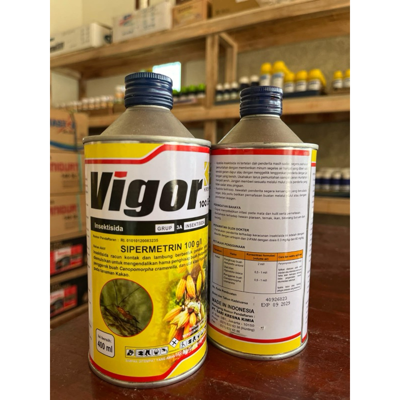 INSEKTISIDA VIGOR 100ec (400ml) - racun hama kontak & lambung / Obat / Racun pembasmi hama / racun h