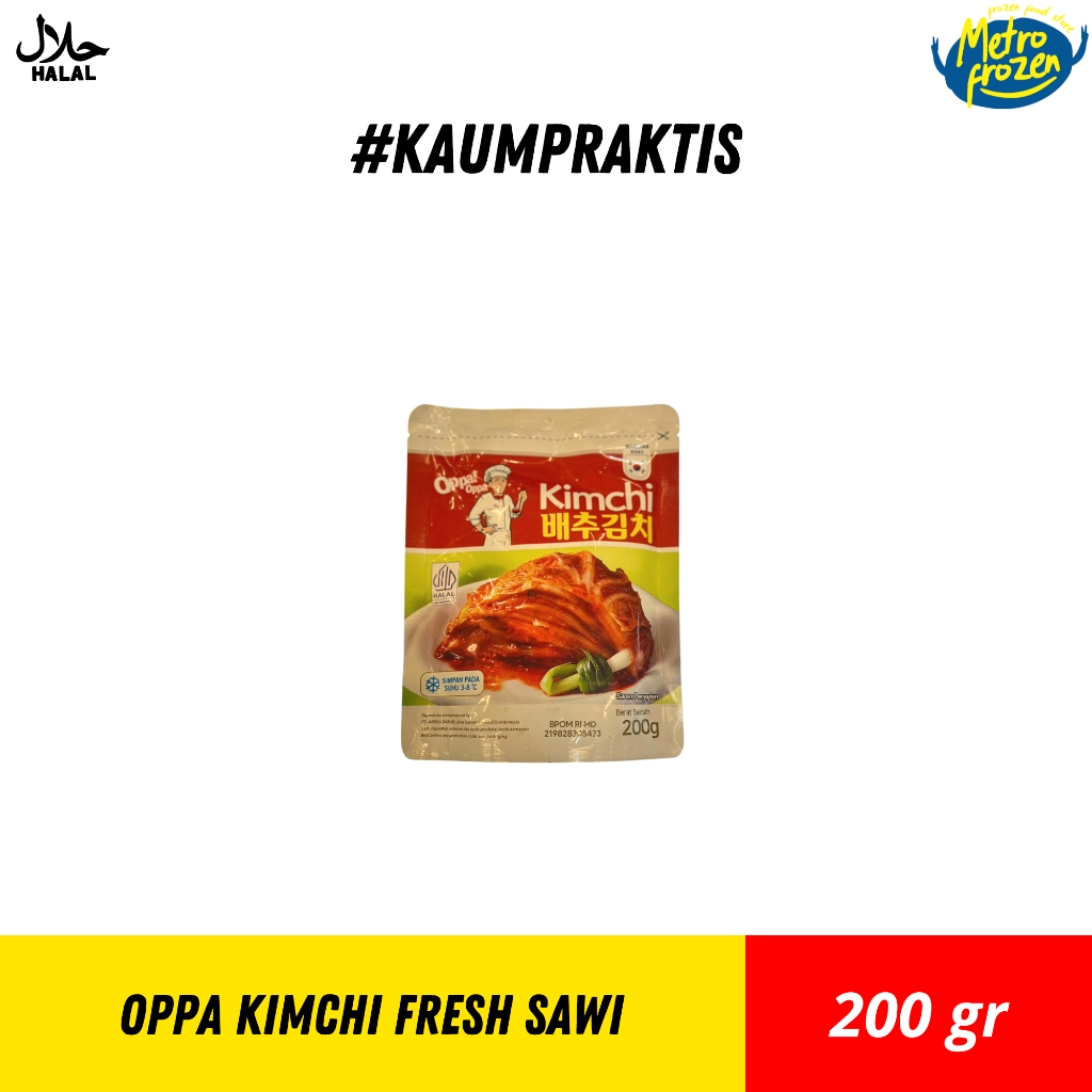 

OPPA Kimchi Fresh Sawi 200gr