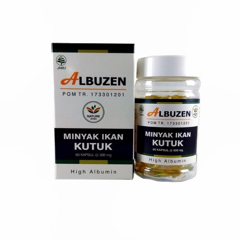Kutuk Sari Ikan Gabus ALBUZEN Oil  extract Minyak Sari Ikan Gabus Minyak Albumin Ikan Kutuk Premium