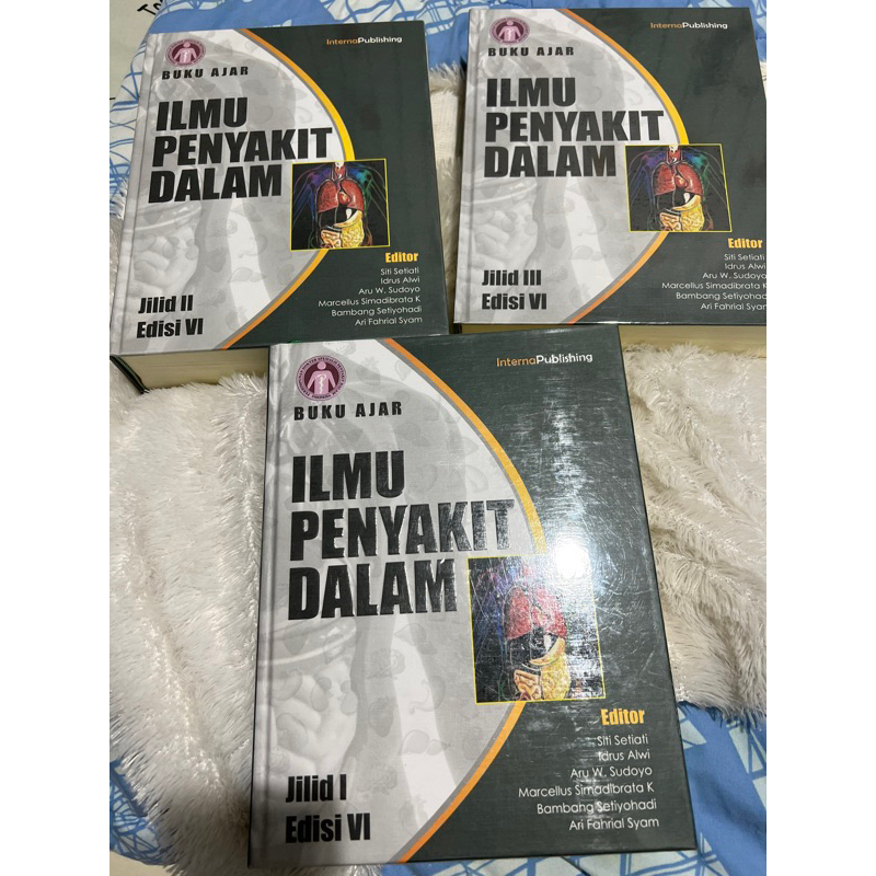 

Buku Ajar Ilmu Penyakit Dalam Edisi VI (3 Jilid Set) Original / Buku Kedokteran