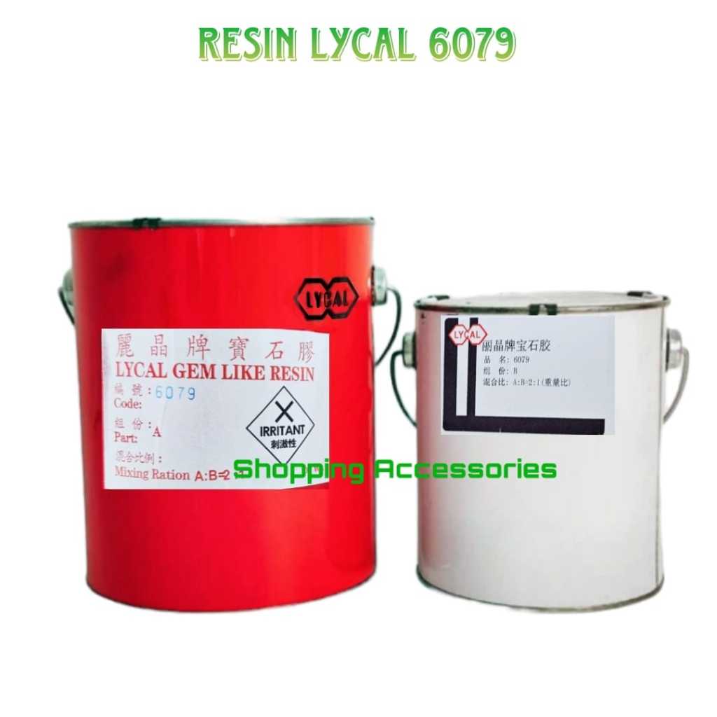 

Resin bening Lycal (Lentur) flexible dgn Katalis - Lycal 6079 - 6 kg