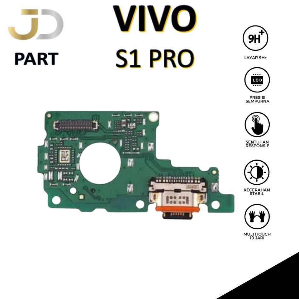 FLEXIBEL VIVO S1 PRO + CONNECTOR CHARGER  PAPAN CAS + MIC ORI + IC