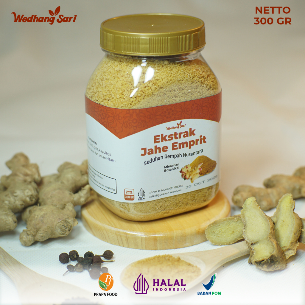 

Ekstrak Jahe Emprit Wedhang Sari Minuman Herbal Alami 300 gr