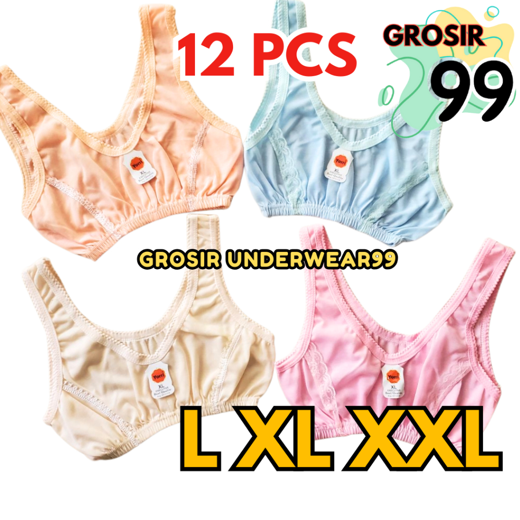 TERLARIS 12 PCS MINISET REMAJA MURAH// MINISET RENDA SD/SMP/SMA SISE XL XXL LUSINAN GROSIR99