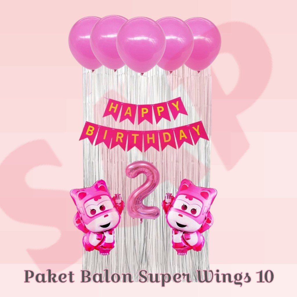 PAKET BALON SUPER WINGS 10