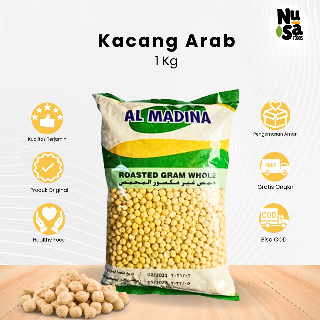 

Kacang Arab 1 Kg | Chickpea Original Oleh Oleh Haji Umroh