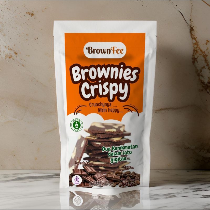 

[Brownfee] Brownies Crispy Coffee bikin happy GLUTEN FREE