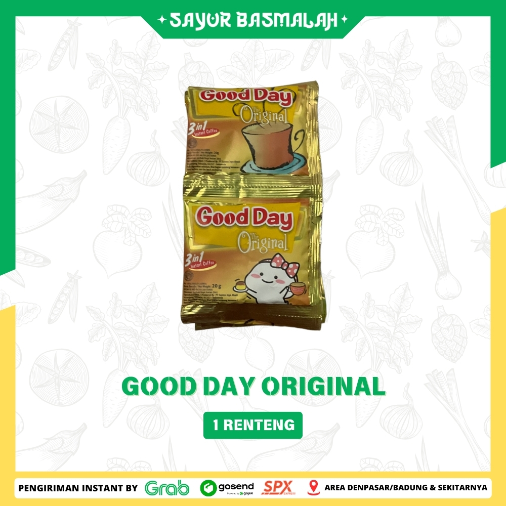 

Good Day Original 1 Renteng - Sayur Basmalah