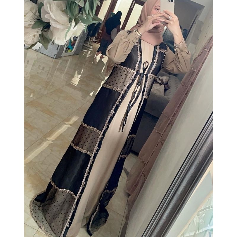 ONE SET RAYA DRESS by kaleela original/gamis kaleela/gamis javina/gamis original