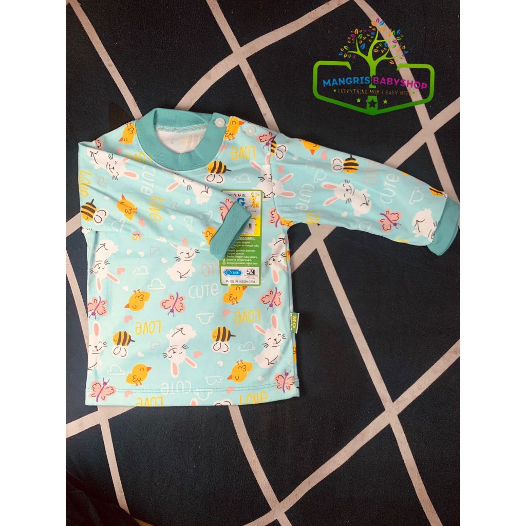 MOMS GIFT  BAJU ANAK LENGAN PANJNAG MOTIF