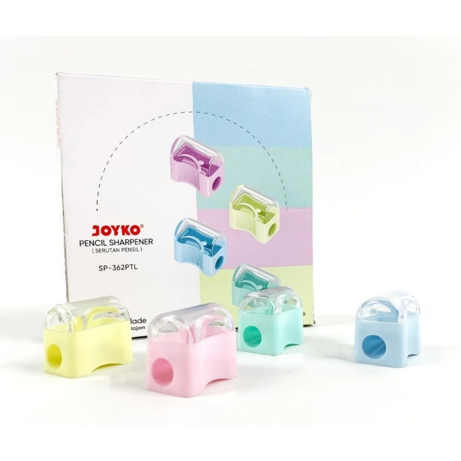 

24PCS Rautan / Serutan Pensil / Pencil Sharpener Pastel Joyko SP-362PTL