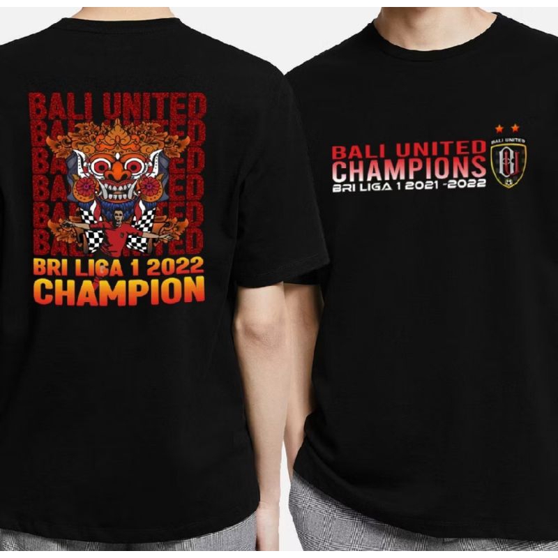 KAOS BALI UNITED CHAMPIONS MODEL TERBARU