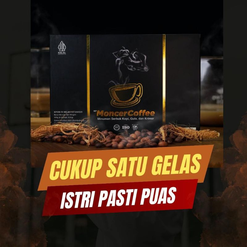 

Monceer Coffee Original | Obat Stamina Kuat Tahan lama Penguat Pria Sampai Pagi Di Ranjang BPOM HALAL