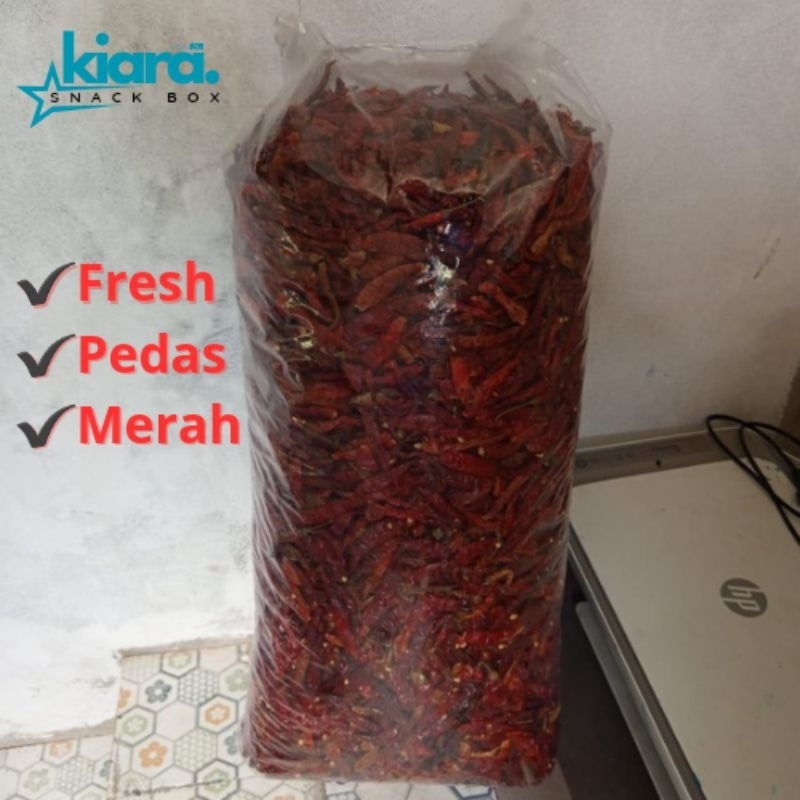 

[BAL] Cabe Merah Kering 5 KG - Cabai Merah Pedas Untuk Chili Oil - Cabe Rawit Kering Tanpa Tangkai Teja Ekstra Pedas Bumbu Seblak - Supplier Distributor Cabai Rawit Merah Kering Murah