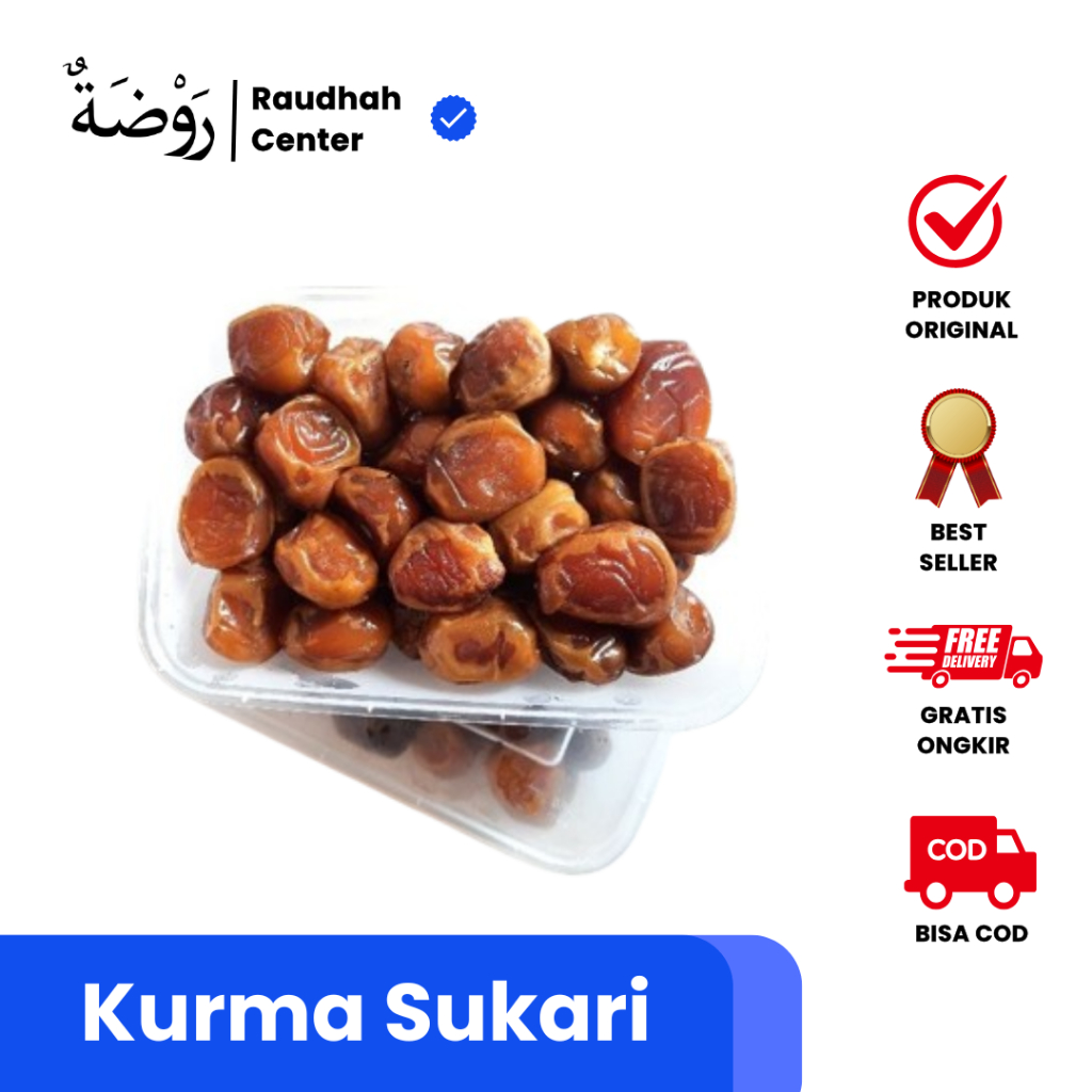 

Kurma Sukari 500gr Kemasan Toples / Kurma Raja Premium Quality