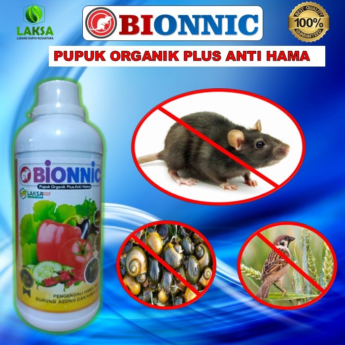 BIONNIC Obat Semprot Racun Hama Padi Paling Ampuh - Obat Pengendali Hama Burung, Hama Tikus, Hama Ke