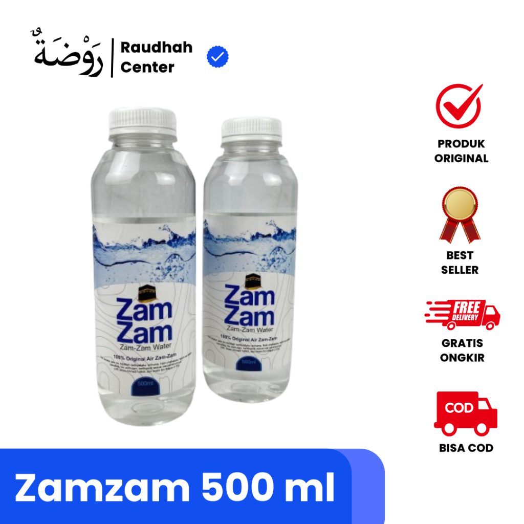 

Air Zam Zam Asli 500ml Asli Arab Saudi Original Barcode Repack