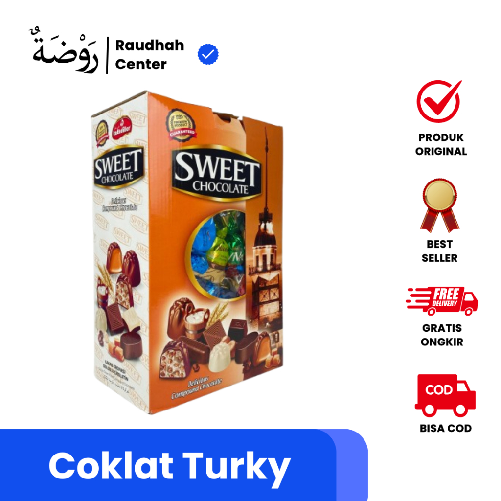 

Coklat Turki 500 gram Coklat Arab Sweet Choccolate Assorted Oleh Oleh Haji dan Umroh