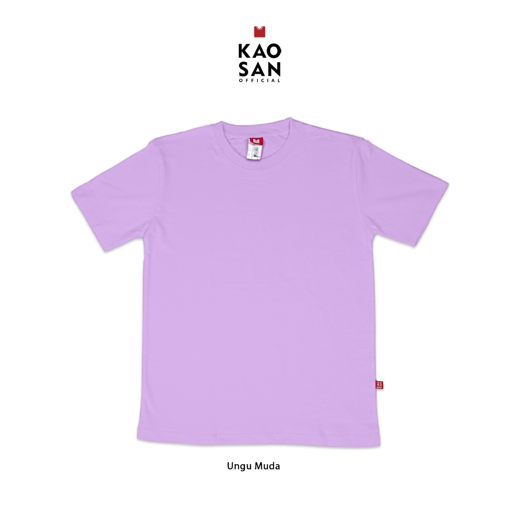 KAOS POLOS UNGU MUDA - KAOS POLOS PRIA DAN WANITA - KAOSAN OFFICIAL