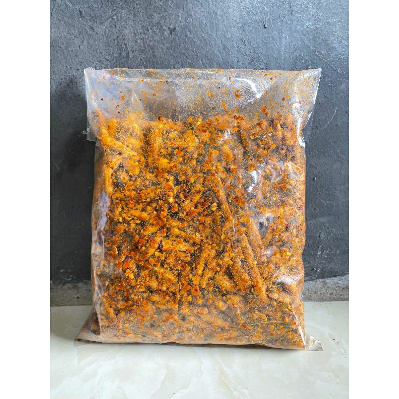 

Basreng pedas daun jeruk Ukuran 1kg