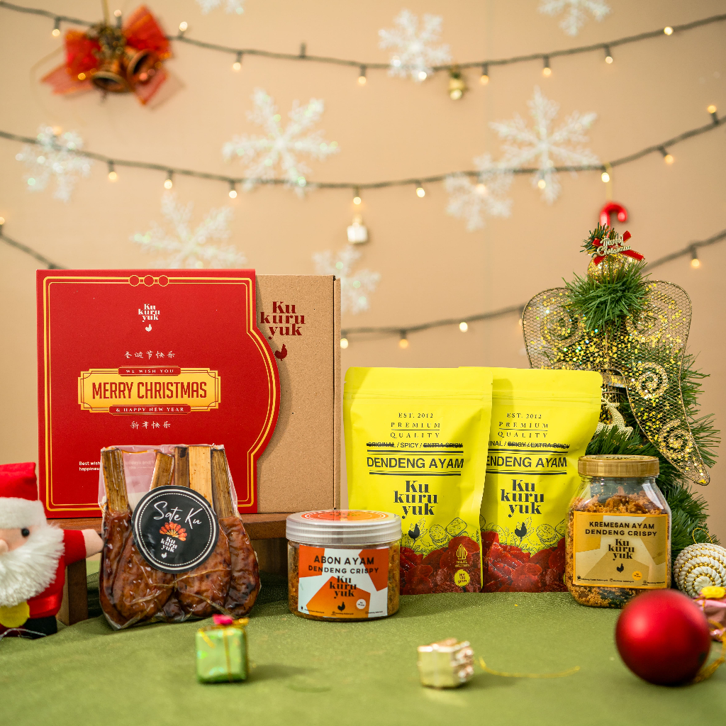 

Dendeng Kukuruyuk Christmas Hampers - Rudolph’s Joyful Treats Package - Hampers Natal / Kado Natal Makanan Siap Saji Frozen Food