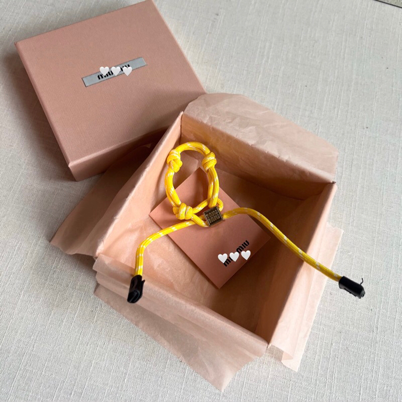 MM Cord and Nylon Bracelet/Bagcharm