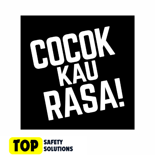 Sticker Cutting Vinyl : Cocok Kau Rasa | Stiker Lucu | Sticker Motor | Aksesoris | Bahasa Batak