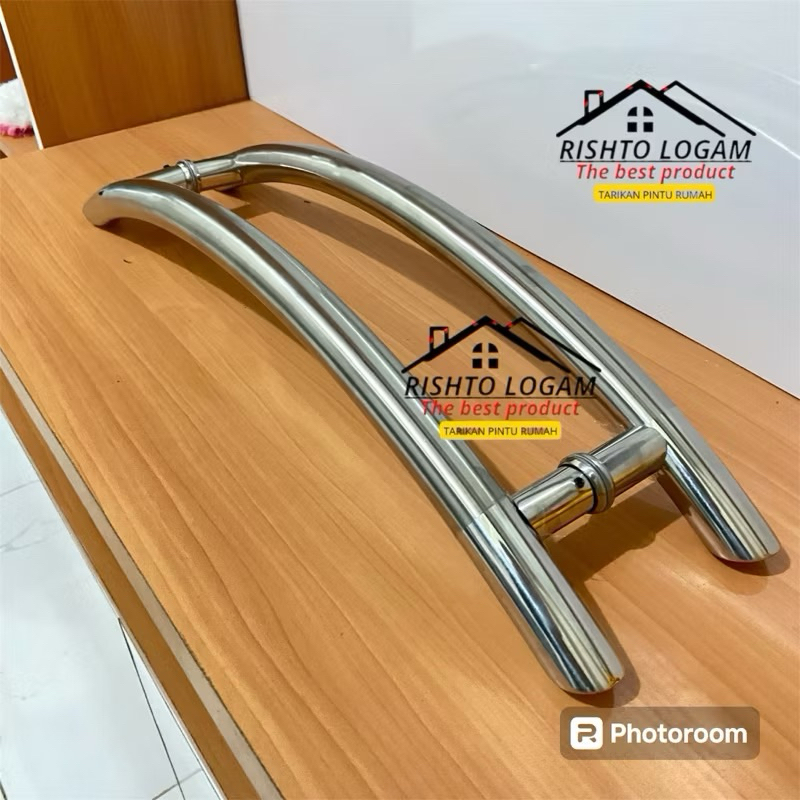 handle pintu lengkung tarikan pintu kaca paniang 150,cm gagang pintu minimalis teraru
