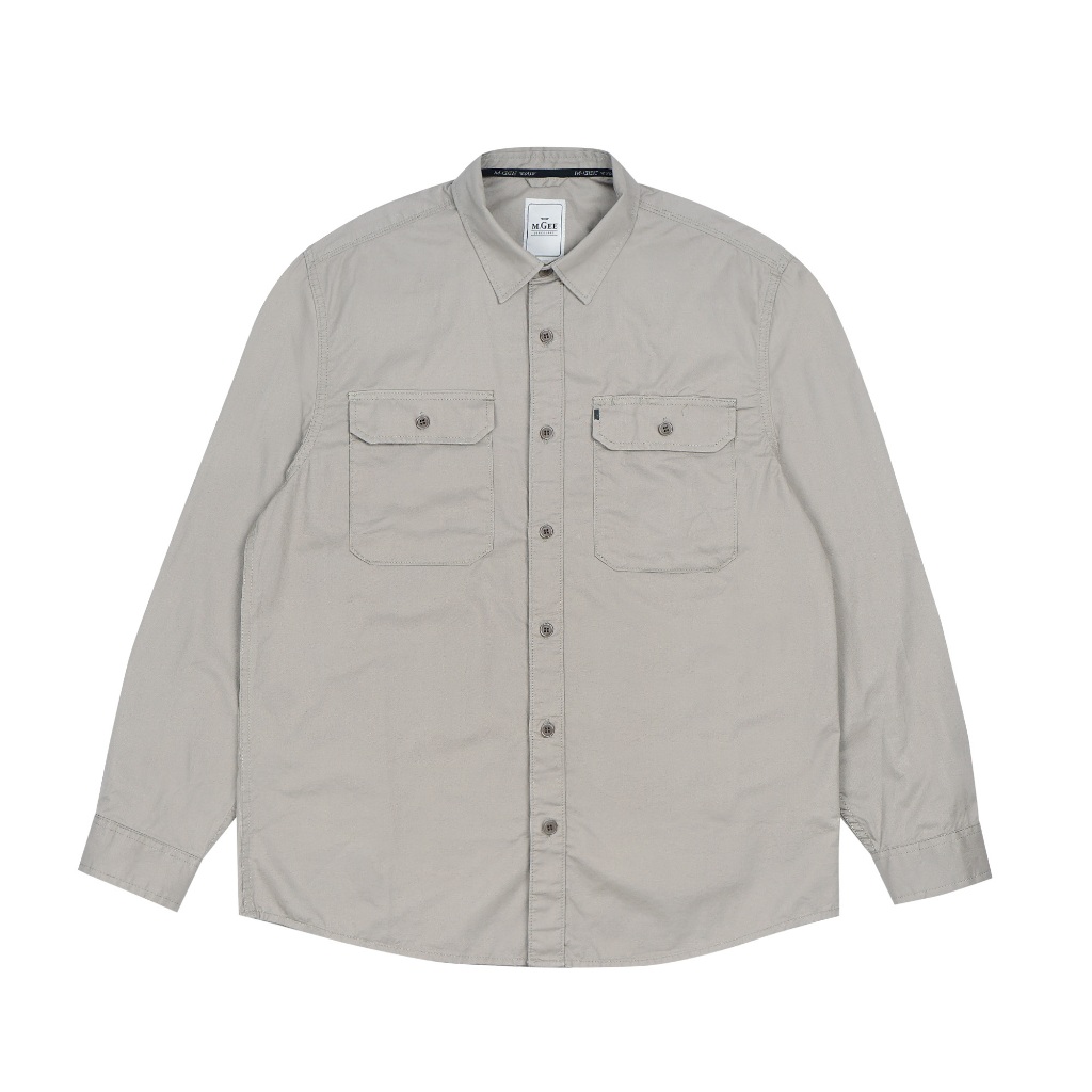 Kemeja Original MGEE - Kemeja Kerja Outdoor Lengan Panjang Original MGEE Camper CKPR 035 Grey