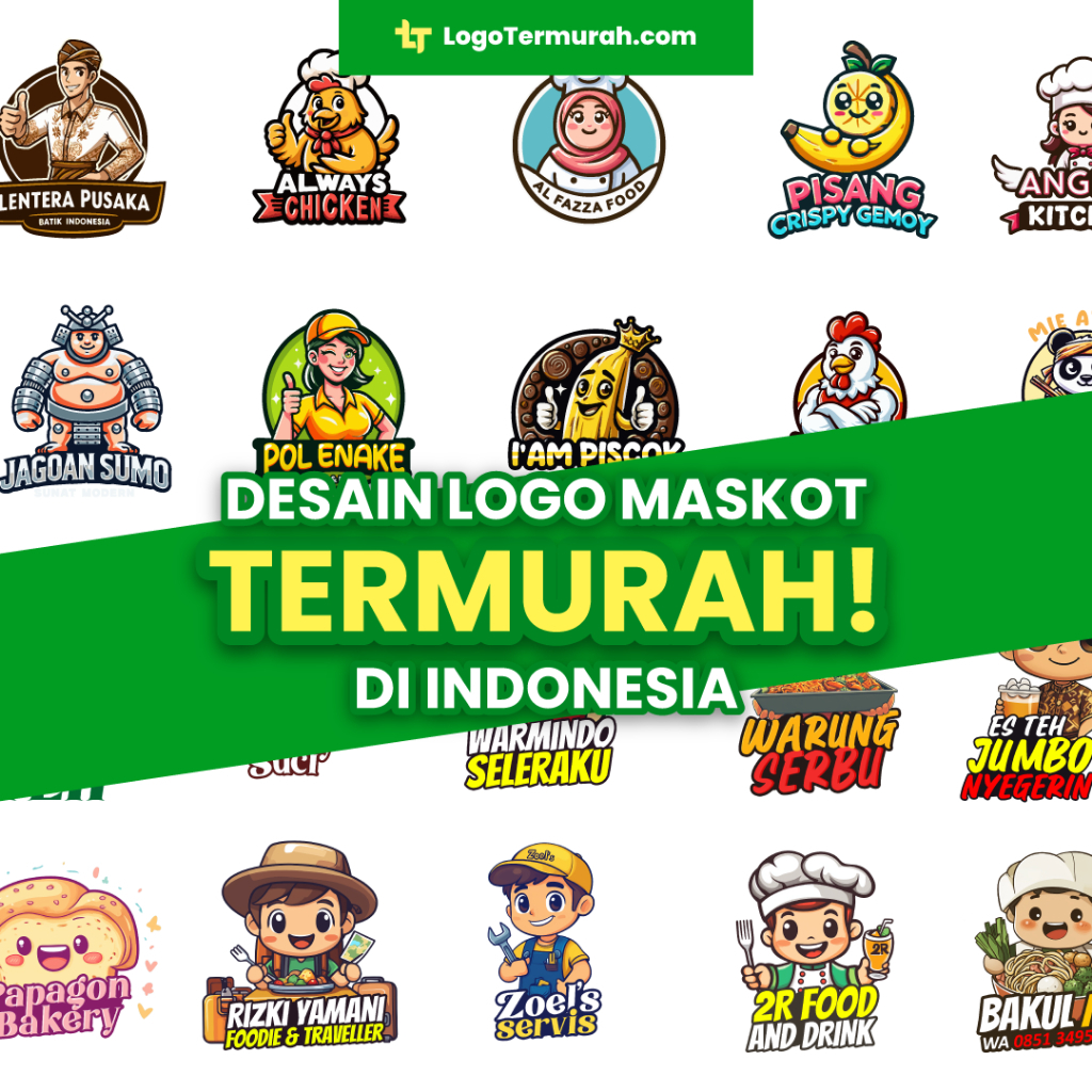 Jasa Desain Logo, Logo Food and Beverage, Logo Kuliner, LogoUMKM, Logo Murah, Logoi Profesional, Cus