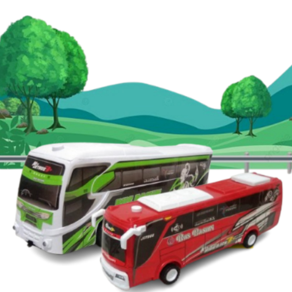 Mainan Bus Telolet Viral Bus Basuri Lampu Dan Musik / Mainan Anak Bus Basuri Bunyi