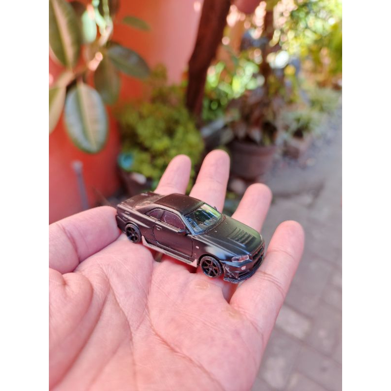 Kyosho Nismo R34 GTR Nissan Skyline R 34 Loose Bahan Custom 1/64 Miniscale