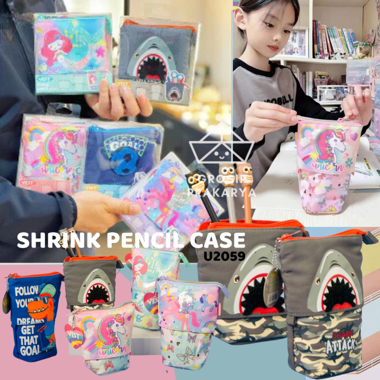 

PENCIL CASE U2059 SHRINK PREMIUM Tepak Sekolah Hiu Bagus Best Cowok Harga Cute Pensil Kualitas Stationeries Seller Motif Keren Imut Cewek Terbaik Best Seller Good Quality Pony Anak Lucu Lucu Tempat Unicorn Grosir Prakarya Malang