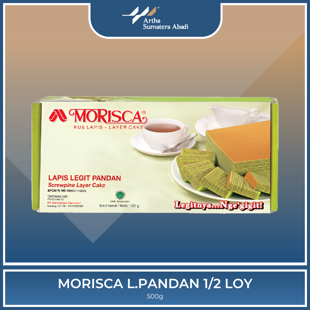 

MORISCA PANDAN LAYER CAKE 1/2 LOY 500GR