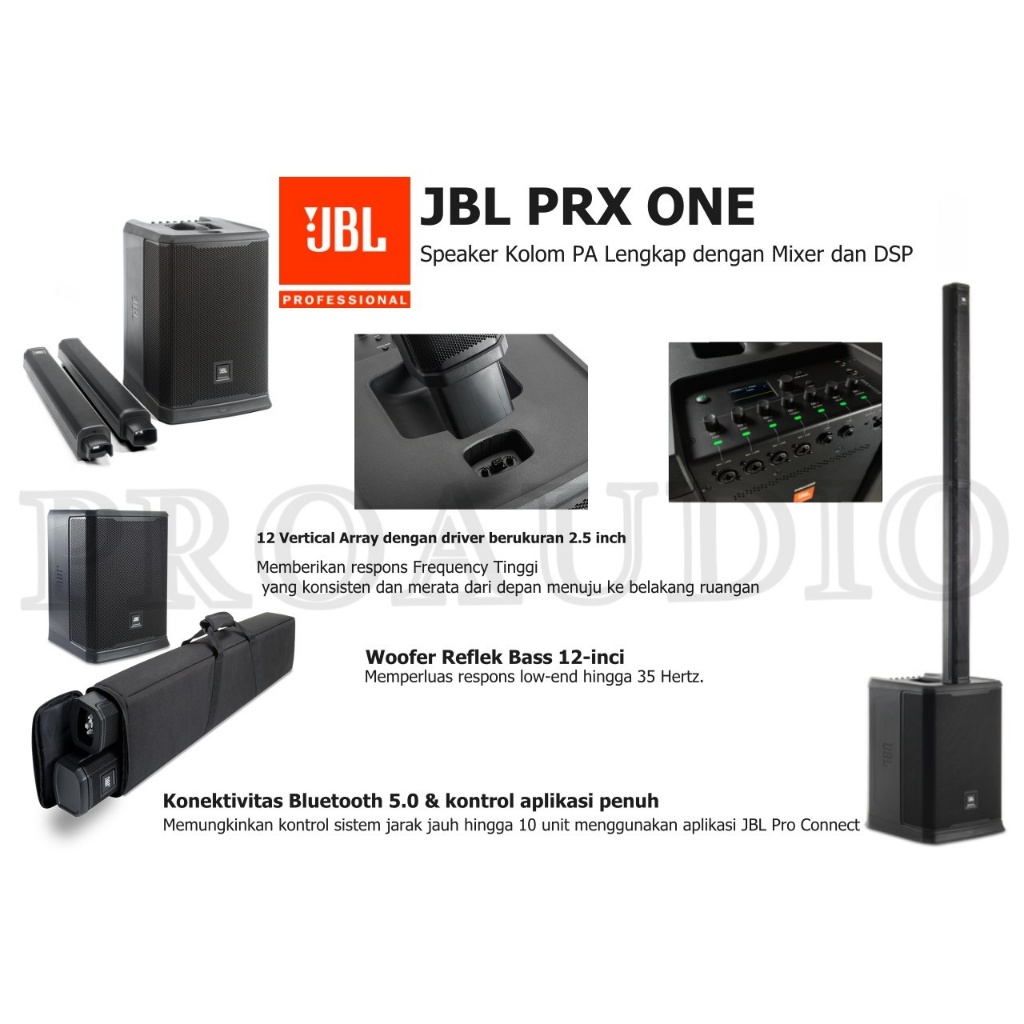 Speaker JBL PRX ONE All in One Powered Column PA System PRX-ONE Original Professional Loudspeaker