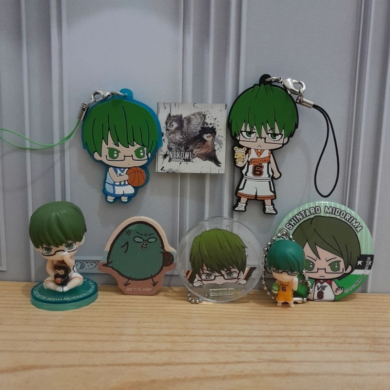 AAB Midorima Shintaro Shutoku Official Merchandise Kuroko No Basket Merch KNB Kurobas Rubber Keychai