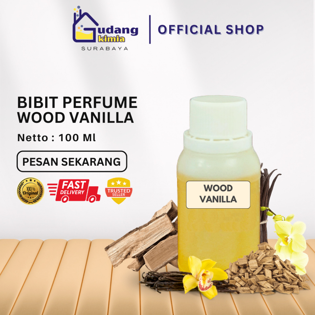Biang Parfum / Bibit Parfum Wood Vanilla 100 ML - 500 ML