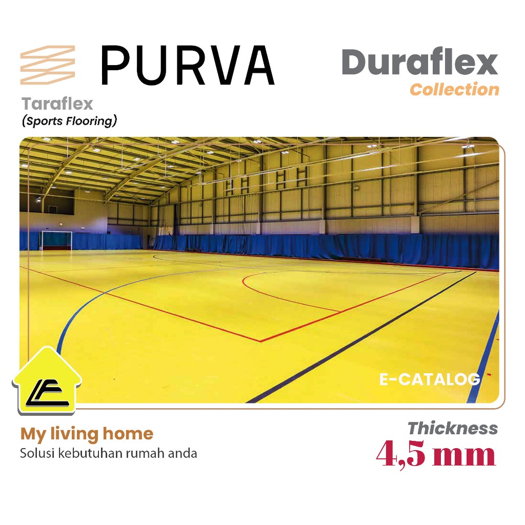 Lantai Vinyl Olahraga Duraflex Series 4.5mm | Lantai Vinyl Sport