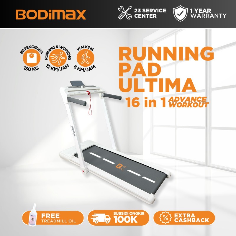 Bodimax Ultima - Treadmill Running Pad Ultima 16km/h