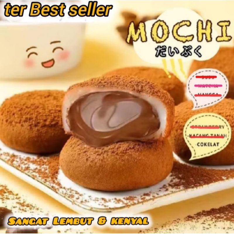 

Mochi, rasa Jepang klasik, kuemochi/ mochi daifuku/camilan Premium / isi 12pcs