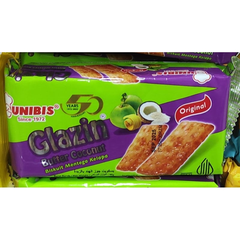 

Unibis Glazin butter coconut biskuit mentega kelapa 90gr ci